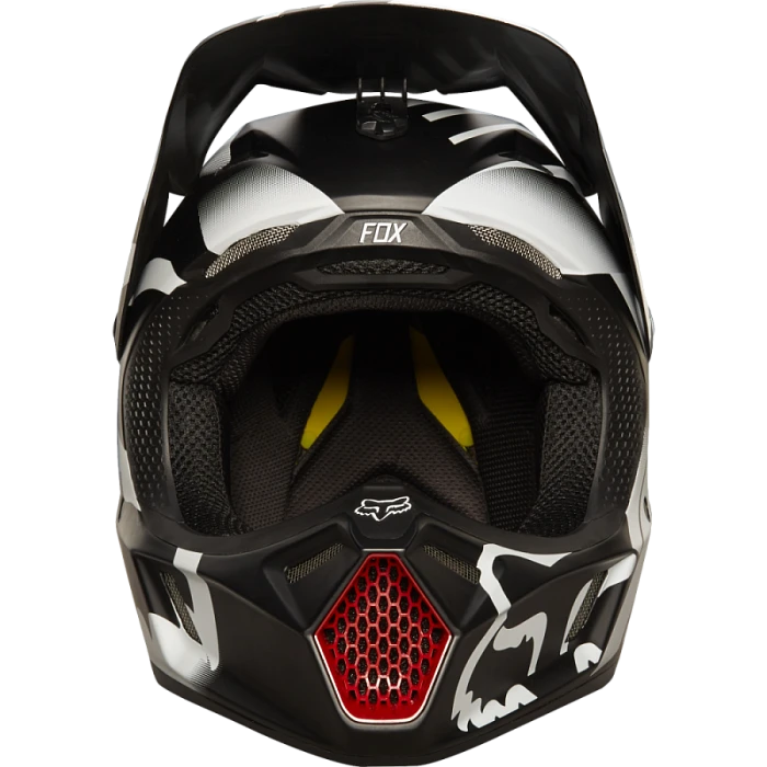 Fox Racing V3 Savant шлем кроссовый, черно-белый