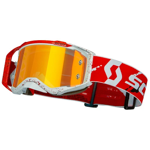 Scott Prospect Red/White Orange Сhrome Lens мотоочки