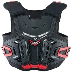 Leatt Chest Protector 4.5 Junior Black/Red, панцирь подростковый