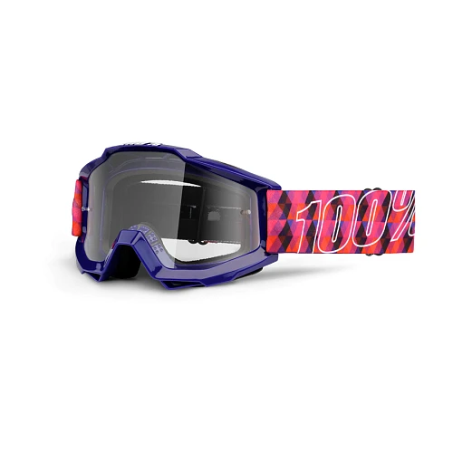 100% Accuri Sultan мотоочки, розово-фиолетовый, прозрачная линза