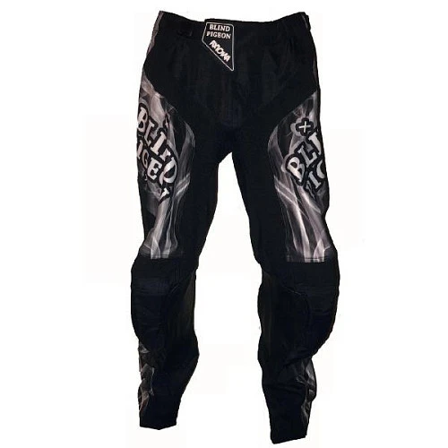 Blind Pigeon Smoke мотоштаны кросс, черно-серый