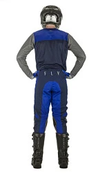 Fly Racing Kinetic K121 2021 комплект, сине-фиолетово-серый