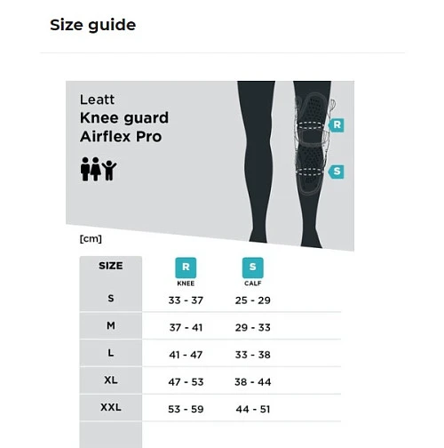Leatt ReaFlex Pro Knee Guard Black наколенники, черный