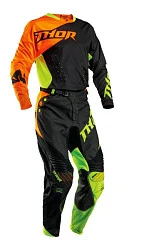 Thor Core Air комплект, оранжево-черно-салатовый