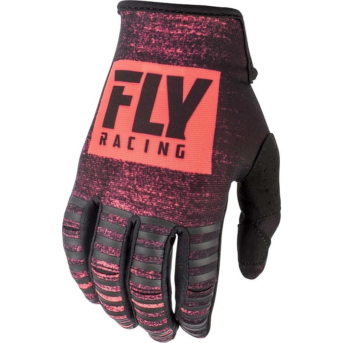 Fly Racing Kinetic Noiz мотоперчатки, черно-красный