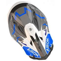 Airoh Aviator Ace 2 Ground Blue Gloss шлем внедорожный