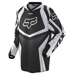 Fox Racing HC Race джерси, черно-белый