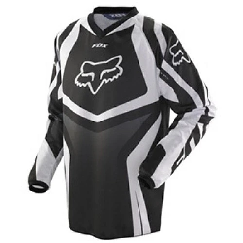 Fox Racing HC Race джерси, черно-белый
