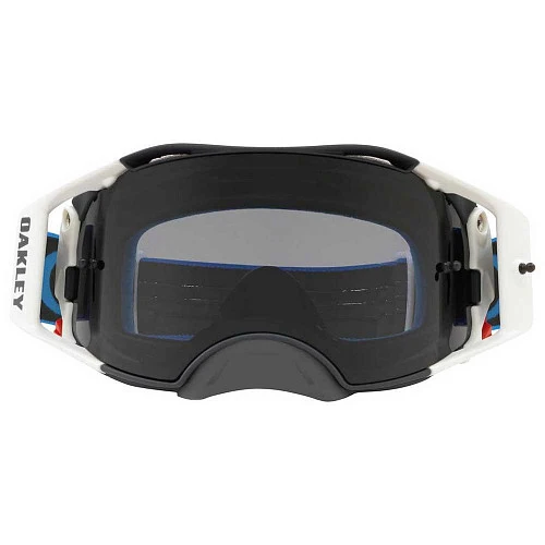 Oakley Crossbril Airbrake Blue Gunmetal мотоочки, темно-серая линза