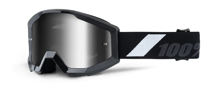 100% Strata JR Goliath Mirror Silver Lens мотоочки детские