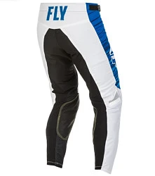 Fly Racing Kinetic Wave мотоштаны, бело-синий