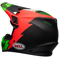 Bell MX-9 Mips Strike Matte Infrared/Green/Black шлем кроссовый