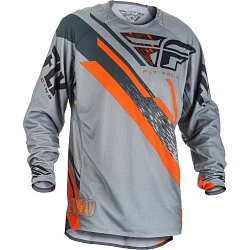 Fly Racing Evolution 2.0 2018 джерси, серо-оранжевый