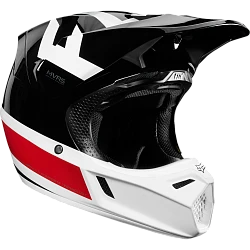 Fox Racing V3 Preest LE шлем кроссовый, черно-красный