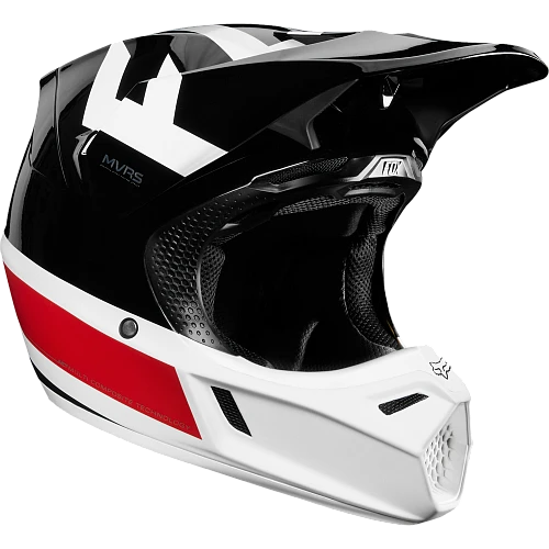 Fox Racing V3 Preest LE шлем кроссовый, черно-красный