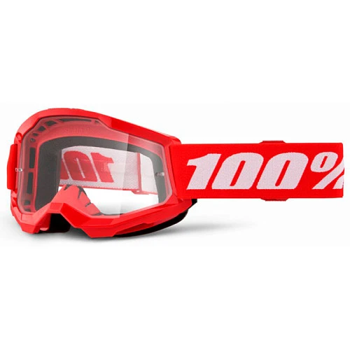 100% Strata 2 Junior Red мотоочки подростковые, красный