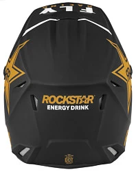 Fly Racing Kinetic Rockstar Black/Gold шлем кроссовый