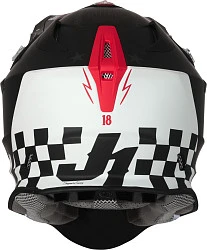 Just1 J18 Old School шлем кроссовый, черный матовый