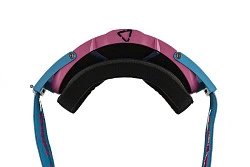 Leatt Velocity 6.5 Pink/Cyan Rose UC мотоочки, двойная линза