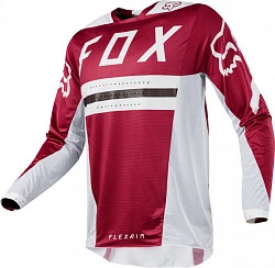 Fox Racing Flexair Preest джерси, темно-красно-белый