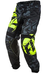 Fly Racing Kinetic Outlaw 2018 мотоштаны, черно-желтый