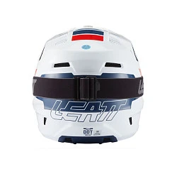 Leatt Kit Moto 3.5 V27 White шлем кроссовый + Vizion 3.5 мотоочки, белый