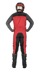Fly Racing Kinetic K121 2021 комплект, красно-серо-черный