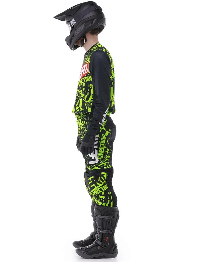 Leatt 3.5 Ride Kit 2024 Lime комплект мотоштаны + джерси