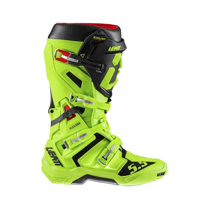 Leatt 5.5 FlexLock 2026 Lime Green мотоботы