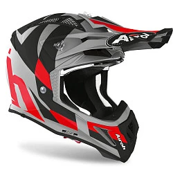 Airoh Aviator Ace Trick Red Matt шлем внедорожный