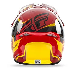 Fly Racing Kinetic Fullspeed 2017 шлем кроссовый, красно-черно-желтый