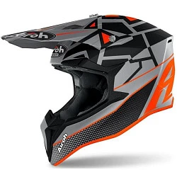 Airoh Wraap Mood Orange Matt шлем внедорожный