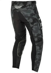 Fly Racing Kinetic SE Tactic мотоштаны, черно-серый камуфляж