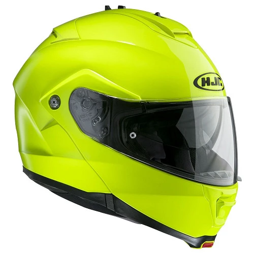 HJC IS-MAX II Fluorescent Green шлем модуляр