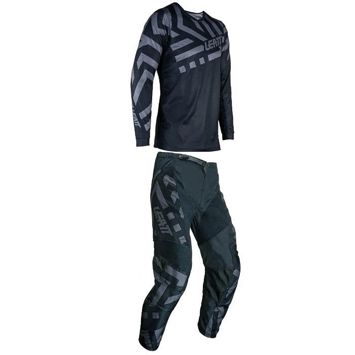 Leatt 3.5 Ride Kit Junior 2024 Stealth комплект подростковый, мотоштаны + джерси