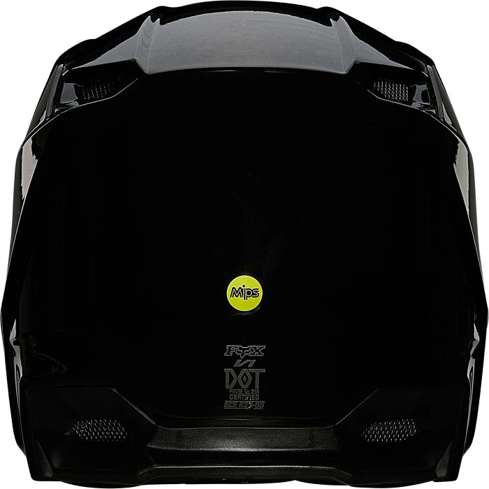 Fox Racing V1 Plaic 2022 Black шлем кроссовый