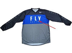 Fly Racing F-16 2022 джерси, сине-серо-черный (уценка)