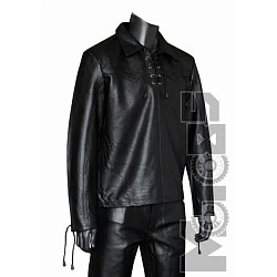 First M741COW Рубашка на шнуровке из коровьей кожи