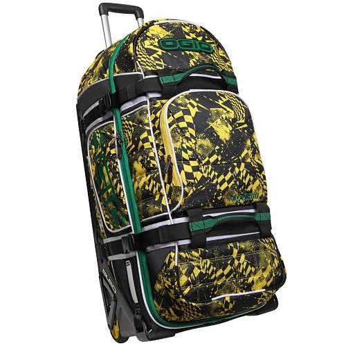 OGIO Rig 9800 сумка на колесах, черно-желто-зеленый