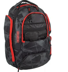 OGIO Metro II Fracture рюкзак, серо-красно-черный