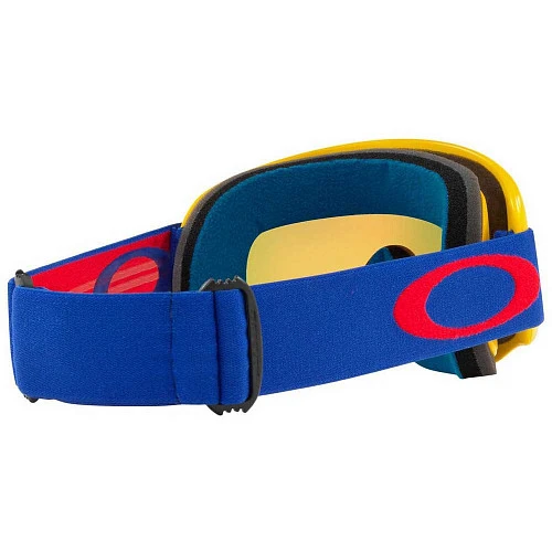 Oakley O-Frame Solid мотоочки, желто-синий, оранжевая линза (OO7029-46)