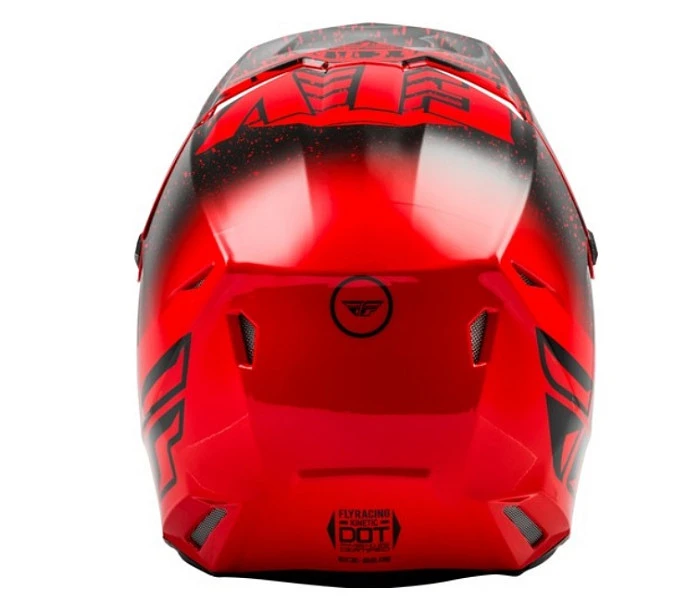Fly Racing Kinetic K120 2020 шлем кроссовый, красно-черный