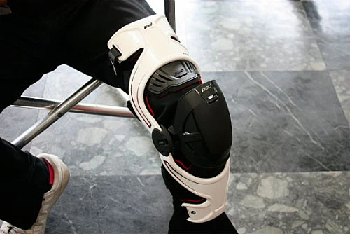 POD K300 MX защита коленей, бело-красный