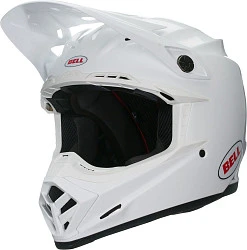 Bell Moto-9 Flex Gloss White шлем кроссовый