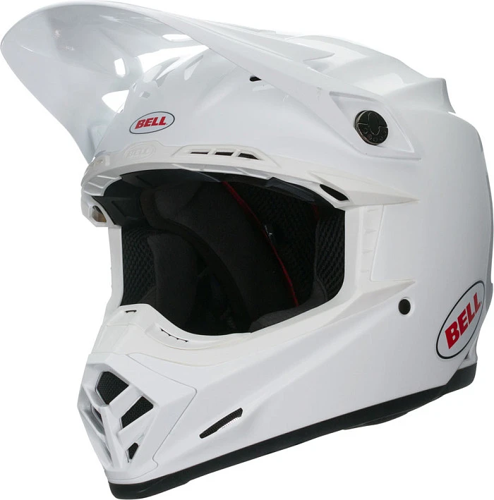 Bell Moto-9 Flex Gloss White шлем кроссовый