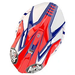 Airoh Wraaap Feel Blue/Red Gloss шлем внедорожный