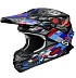 Shoei VFX-W Krack TC-2 шлем кроссовый, красно-сине-черный