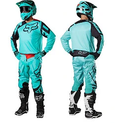 Fox Racing 180 Race 2017 комплект, зелено-черный