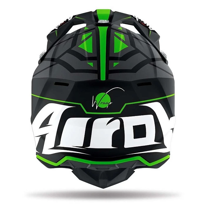 Airoh Wraap Mood Green Matt шлем внедорожный, зеленый матовый
