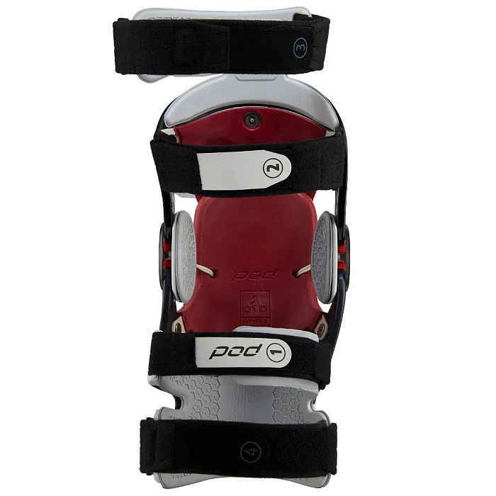POD MX K8 3.0 Knee Brace Carbon/White наколенники